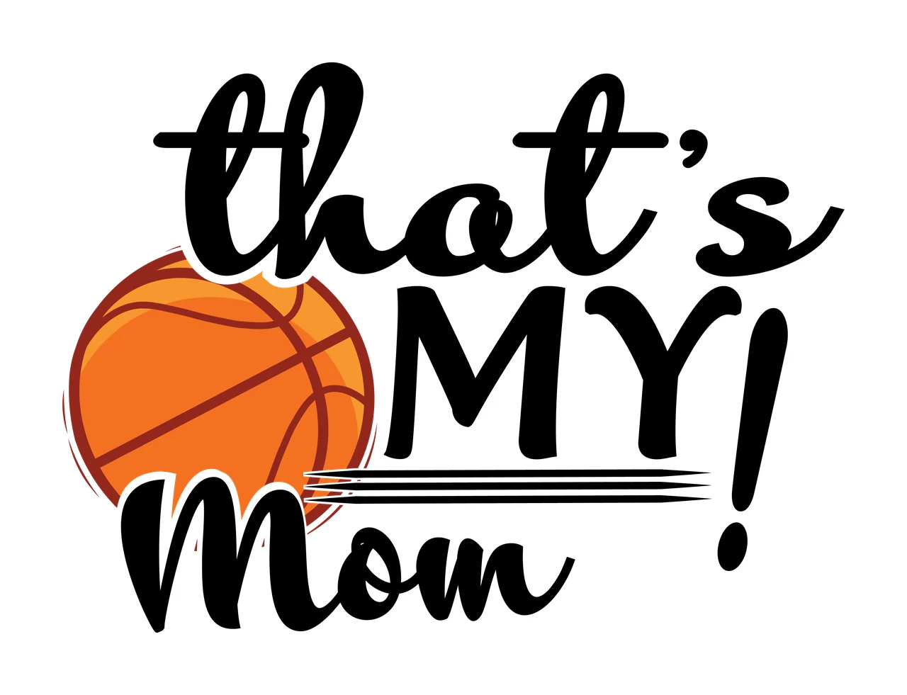 Basketball Text With display calligraphy black white background