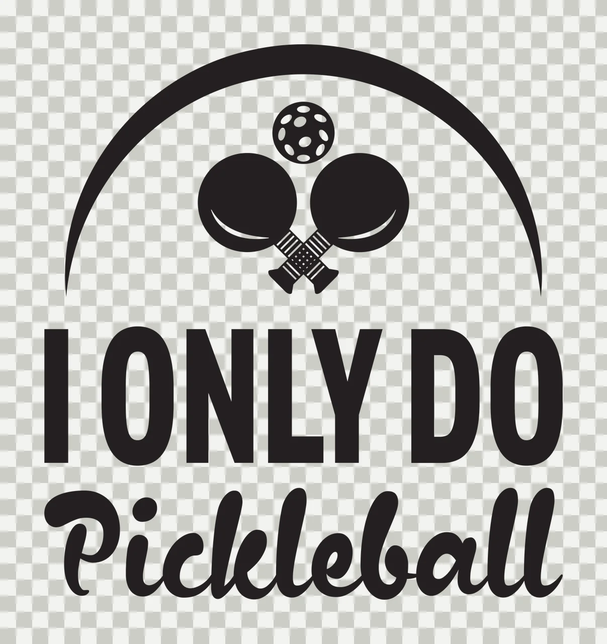 Pickleball Paddles Icon equipment Graphic design display ball transparency and detail preview thumbnail