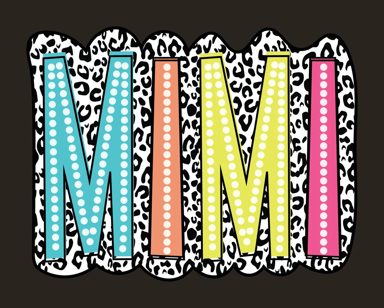 Dark Scalloped Banner Graphic On White border flat black shape contrast preview thumbnail