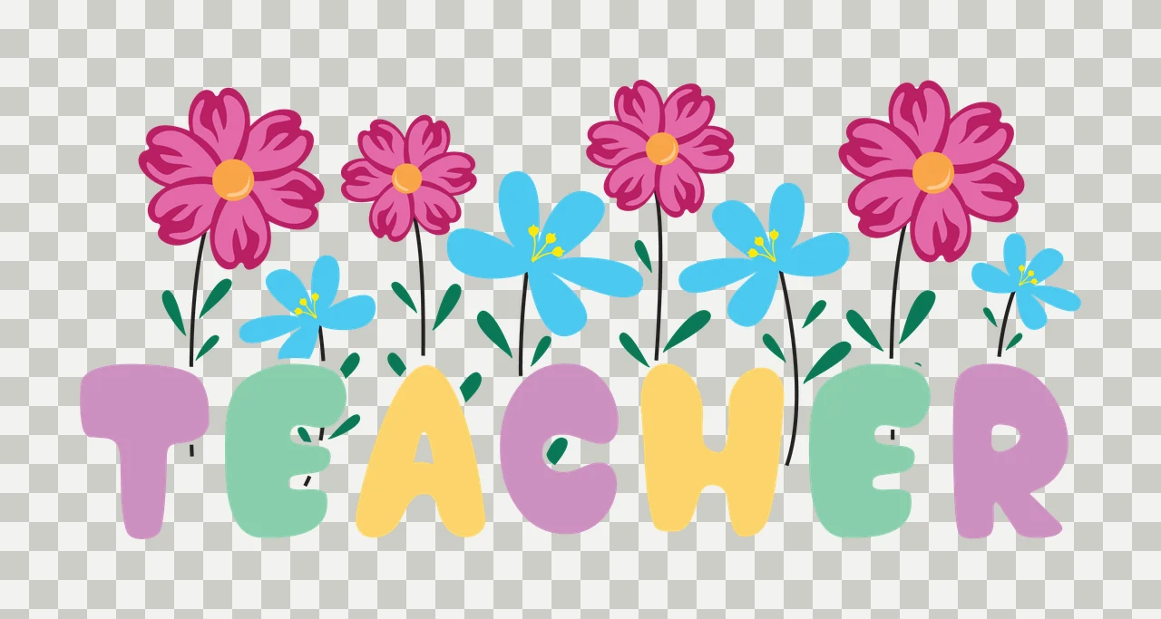 Can Glass Wrap Teacher Text With Flowers Silhouette stalks transparency and detail preview thumbnail
