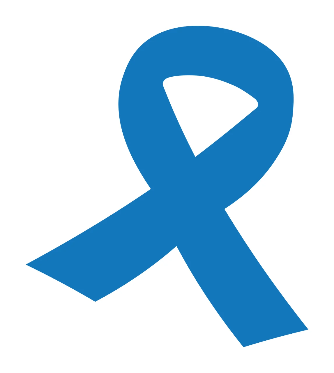 Ribbon Awareness With Black And White In Minimalist