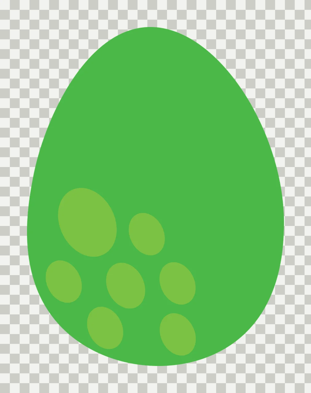 Single Large Black Oval Shape Representing An Egg minimalist graphic transparency and detail preview thumbnail