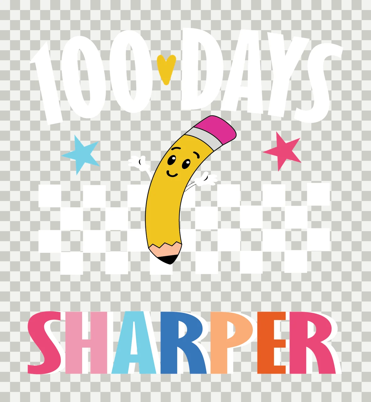 Can Glass Wrap Sharper Pencil Cartoon With Stars transparency and detail preview thumbnail