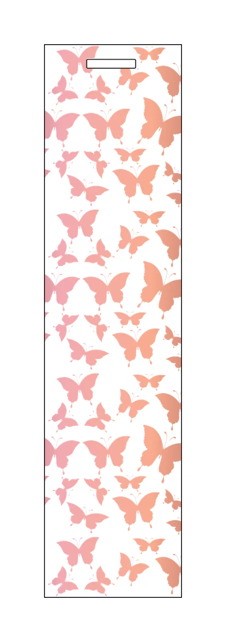 Butterfly Swarm Vertical Frame Pattern butterflies swarming