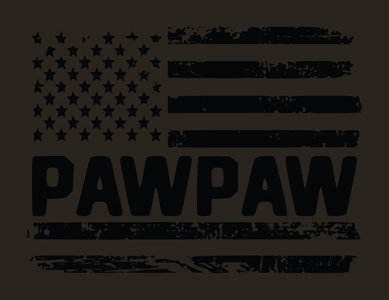 Flag Horizontal Graphic With Text Centered Across stars stripes contrast preview thumbnail