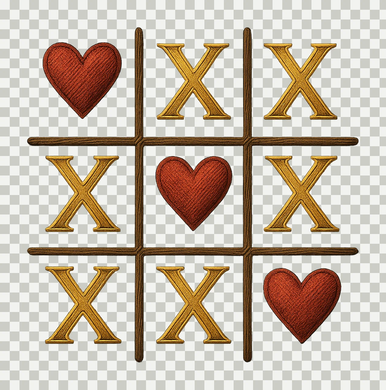 XOXO Valentine Glitter Hearts Artwork Romantic Sublimation transparency and detail preview thumbnail