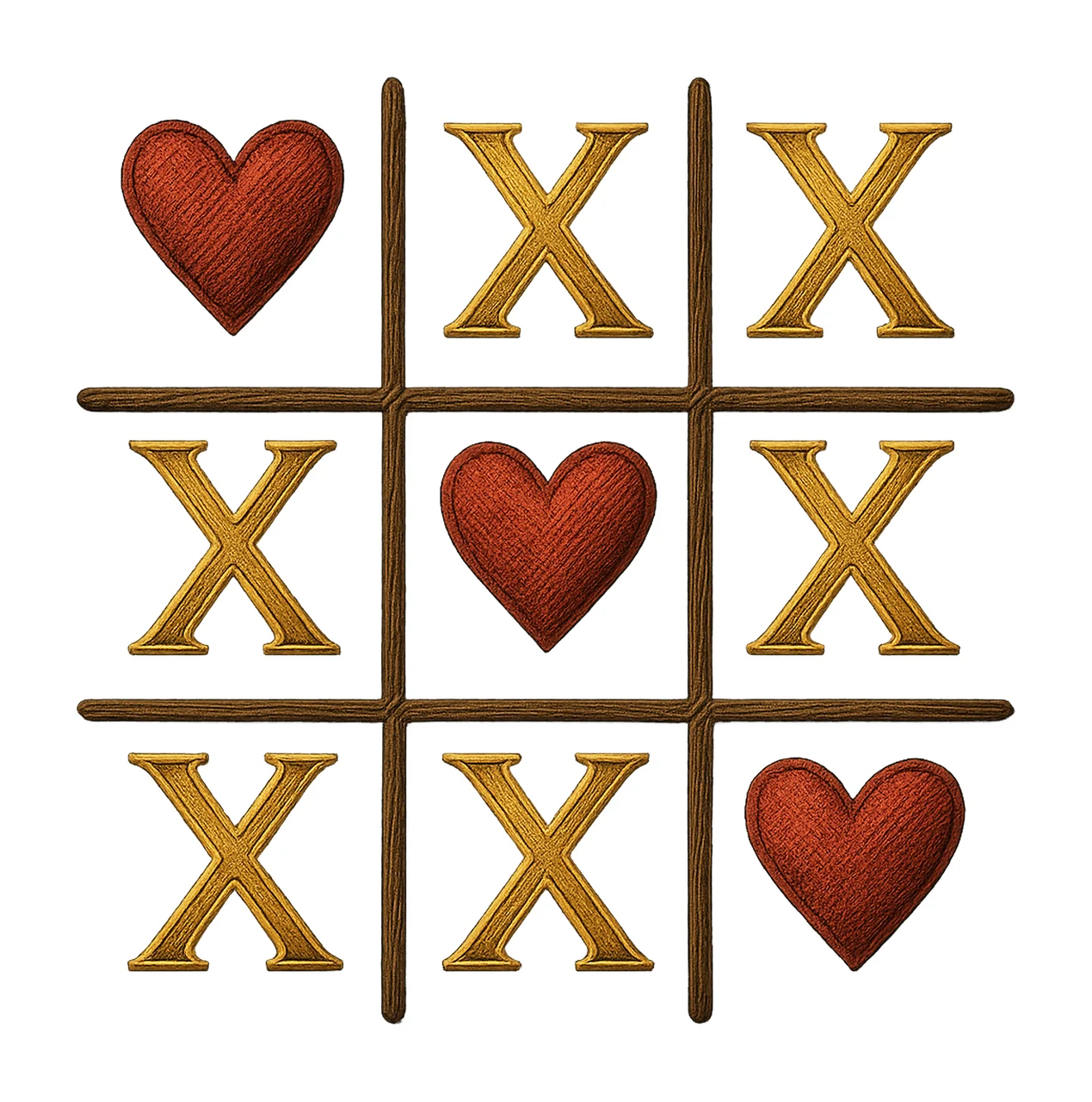 XOXO Valentine Glitter Hearts Artwork Romantic Sublimation