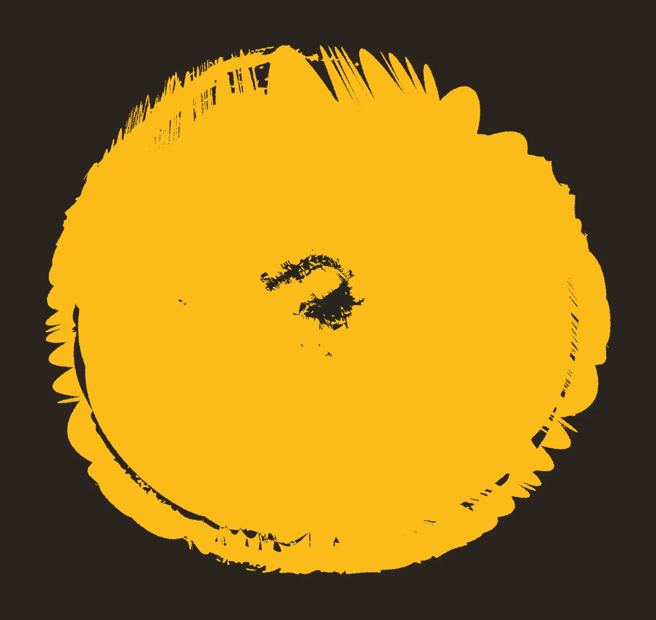 Rough Circular Black Ink Stain circle edges texture distressed contrast preview thumbnail