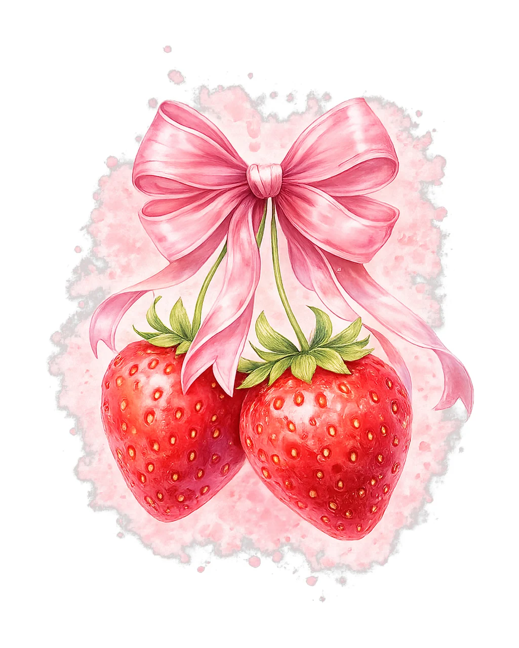 Strawberry Bow Cherry Coquette Aesthetic Soft Girl Era