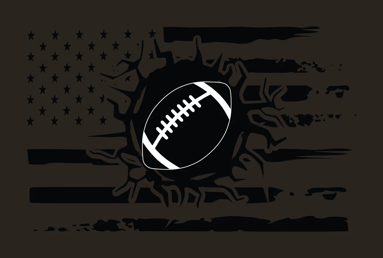 Flag Black Circular Hole In A Distressed Pattern circle stars contrast preview thumbnail
