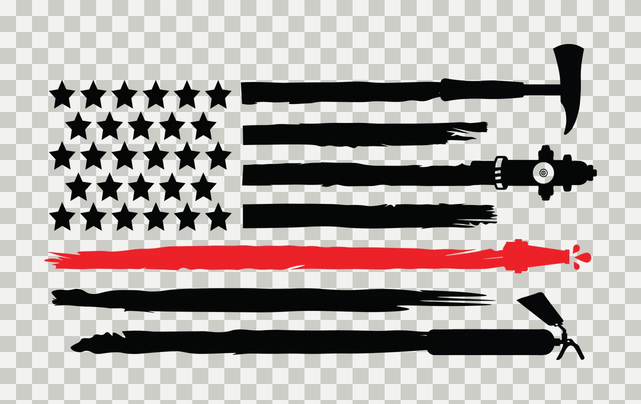 Flag Tools Horizontal Graphic With Replacing The Stripes aligned transparency and detail preview thumbnail