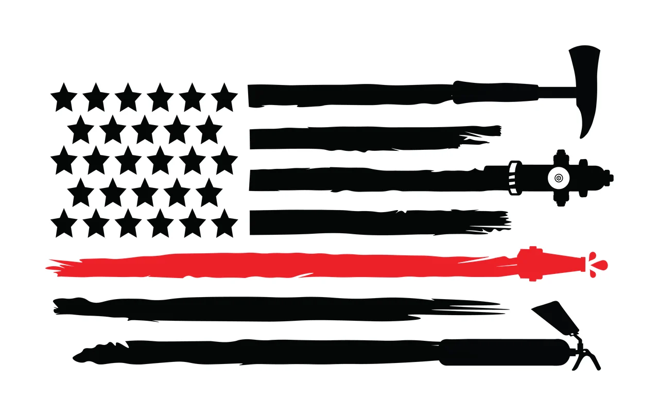 Flag Tools Horizontal Graphic With Replacing The Stripes aligned