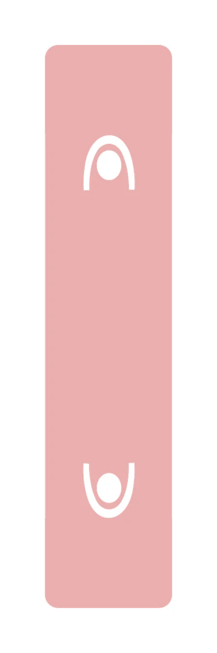 Single Black Rectangle Displaying White Symmetric Arch circle