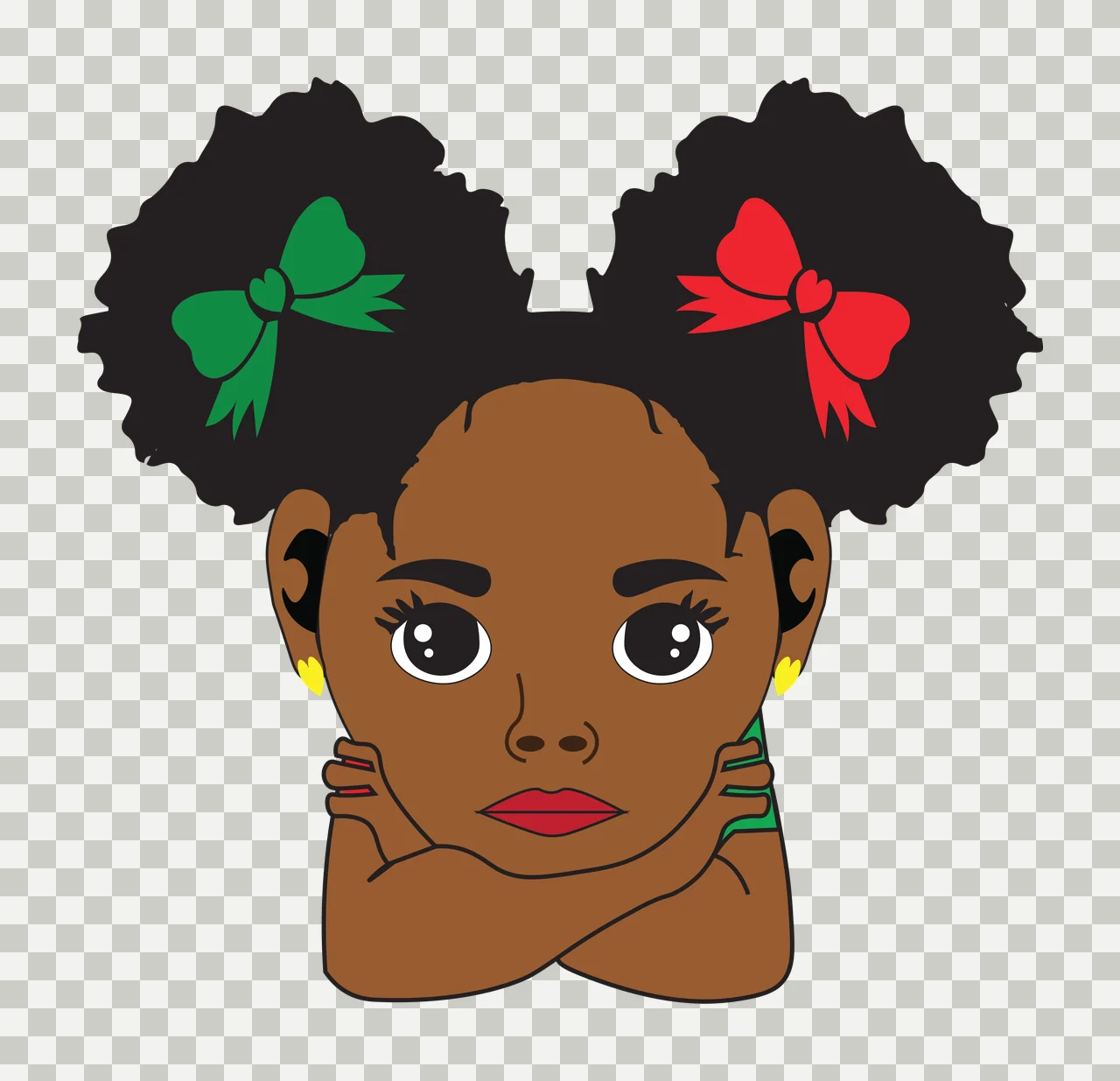 Black Silhouette Of Child Head standing hair plain person transparency and detail preview thumbnail