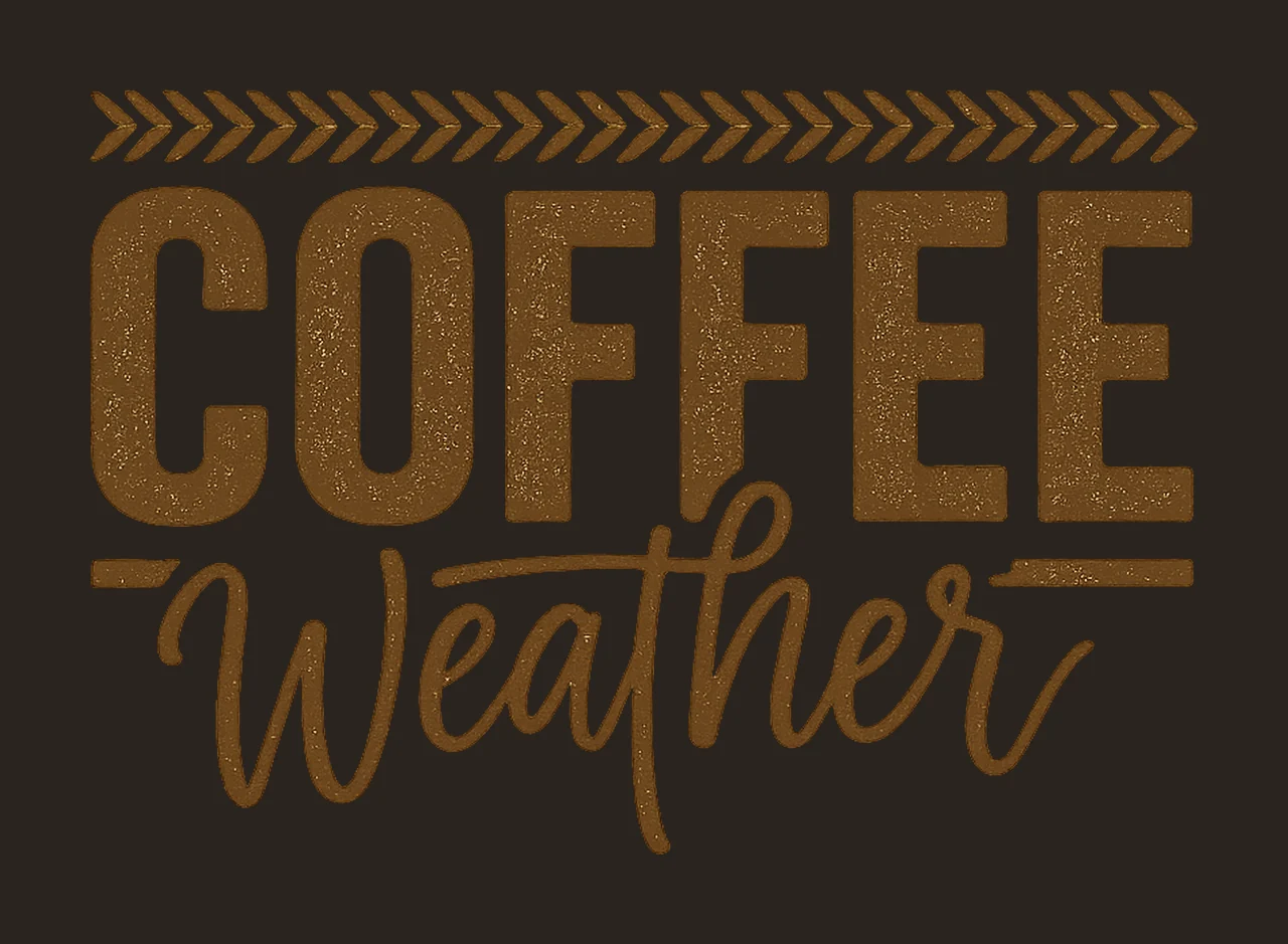 Coffee Weather Cozy Fall Shirt Design Coffee Lover Fall contrast preview thumbnail
