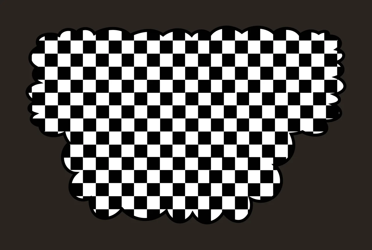 Frame Dalmatian Race Font Doodle Character 02 racing checkered flag contrast preview thumbnail