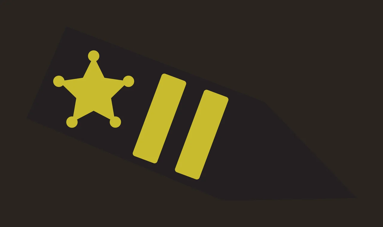 Tilted Black Arrow Shape Pointing Towards The Bottom tip shaft contrast preview thumbnail