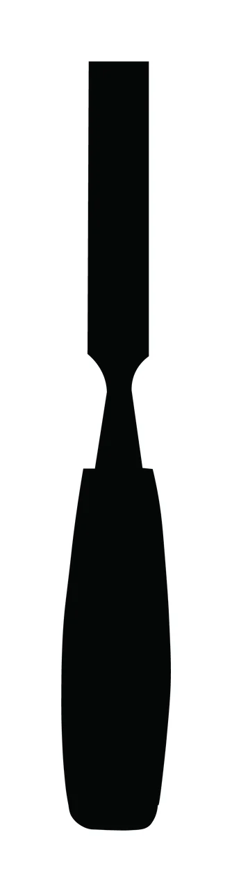 Can Glass Wrap Black Woodworking Chisel Silhouette Tool