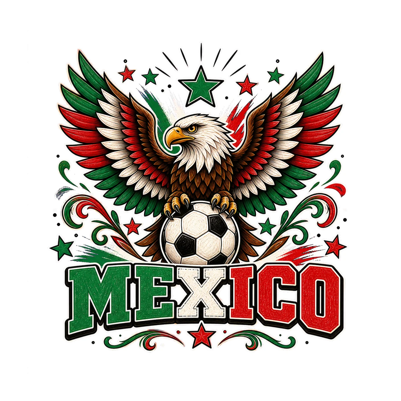 Mexico Eagle Heritage sublimation instant shirt Variation C