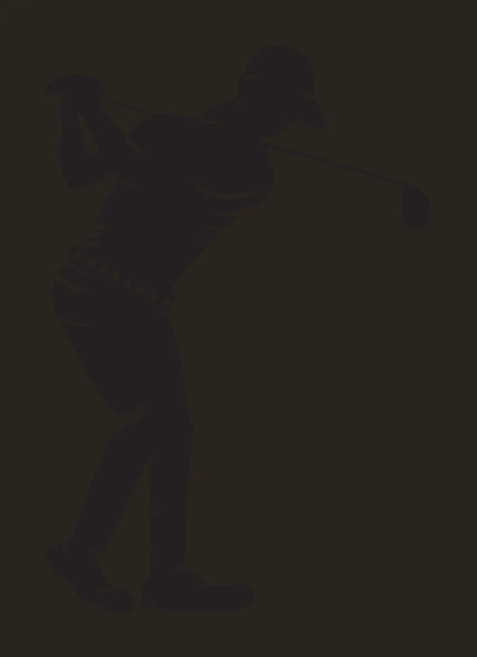 Golf Black Silhouette Of A Golfer Swinging Club white swing contrast preview thumbnail