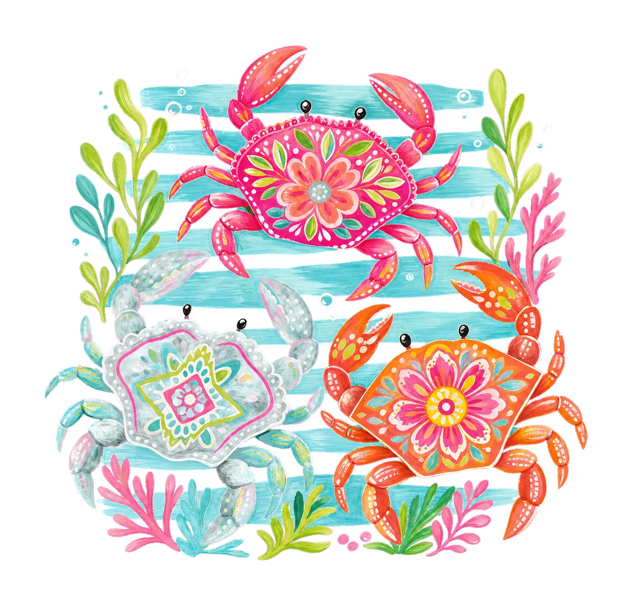 Coastal Summer Vibes Beach Life sublimation Variation D