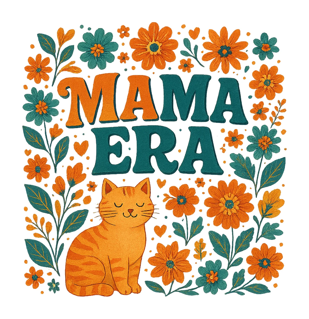 In My Mama Era Retro Sublimation Print First Time Mama