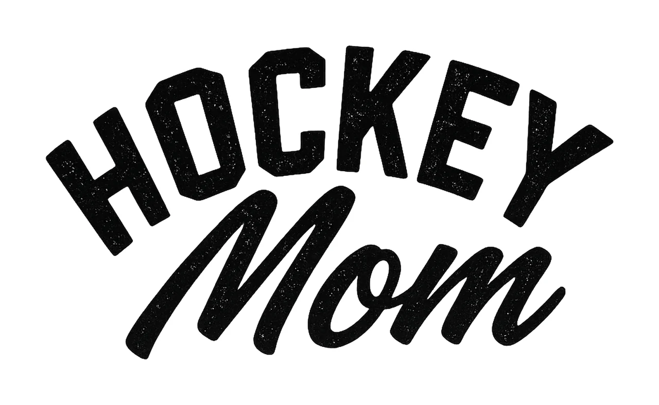 Hockey Mom distressed retro vintage letters Hockey Mama