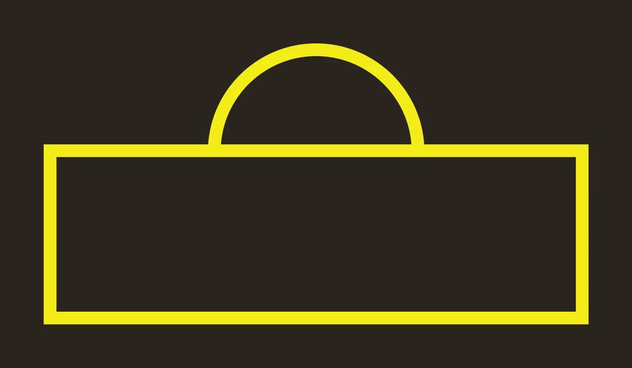 Simple Line Drawing Of A Rectangle With Semi outline semicircle contrast preview thumbnail