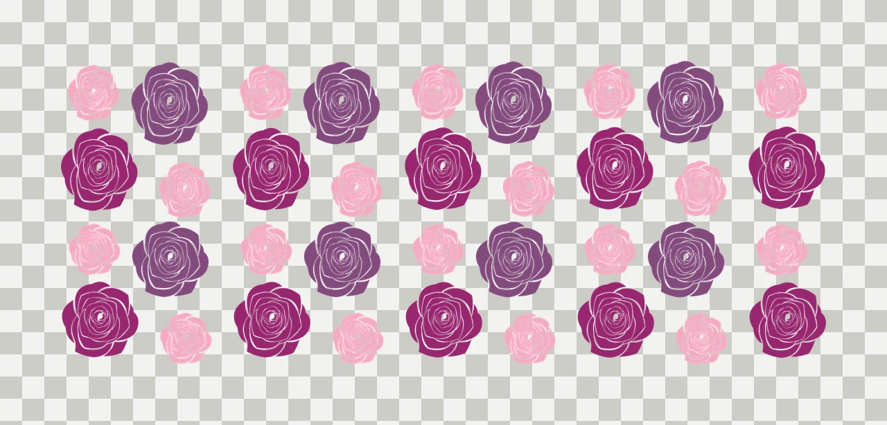 Can Glass Wrap Rose Flower Line Art Pattern flowers roses black transparency and detail preview thumbnail