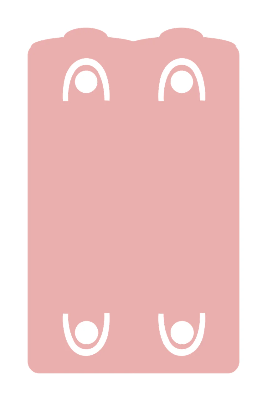 Black Rectangle With Four Circular Icons Arranged circles arches