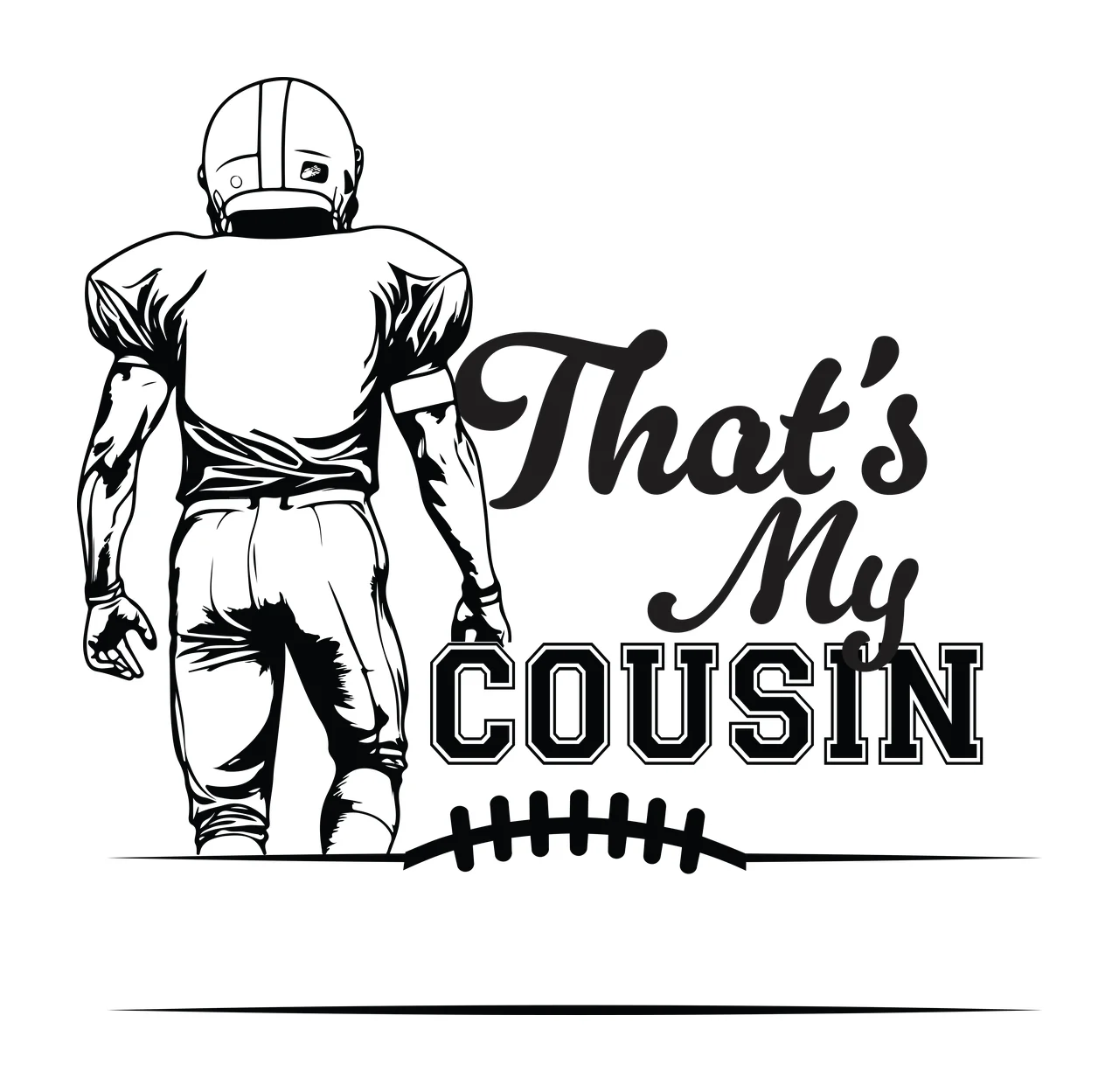 Football Boy american gridiron touchdown pigskin team spirit
