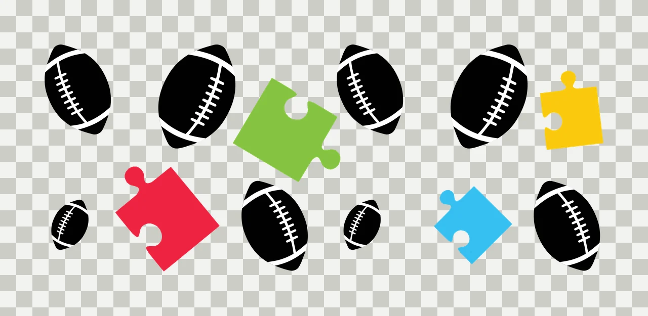 Can Glass Wrap Black Puzzle Pieces And Leaf leaves floating transparency and detail preview thumbnail