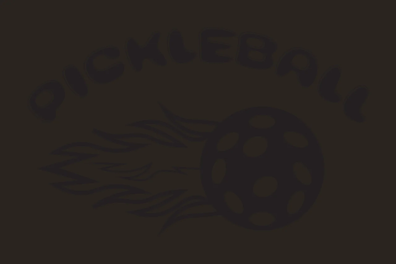 Pickleball Ball With Trailing Flames Silhouette black flame contrast preview thumbnail