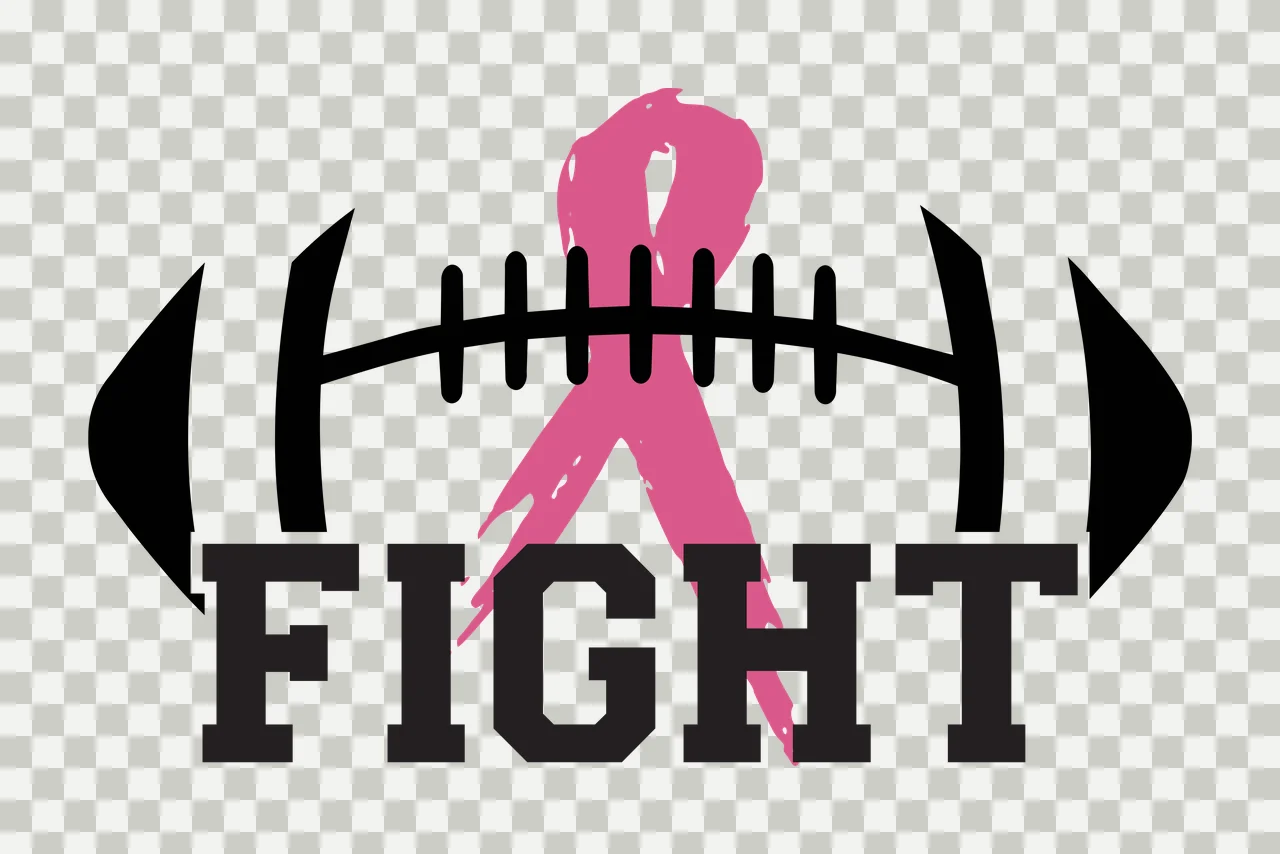 Football Fight Black Silhouette Ribbon Emblem centered white transparency and detail preview thumbnail