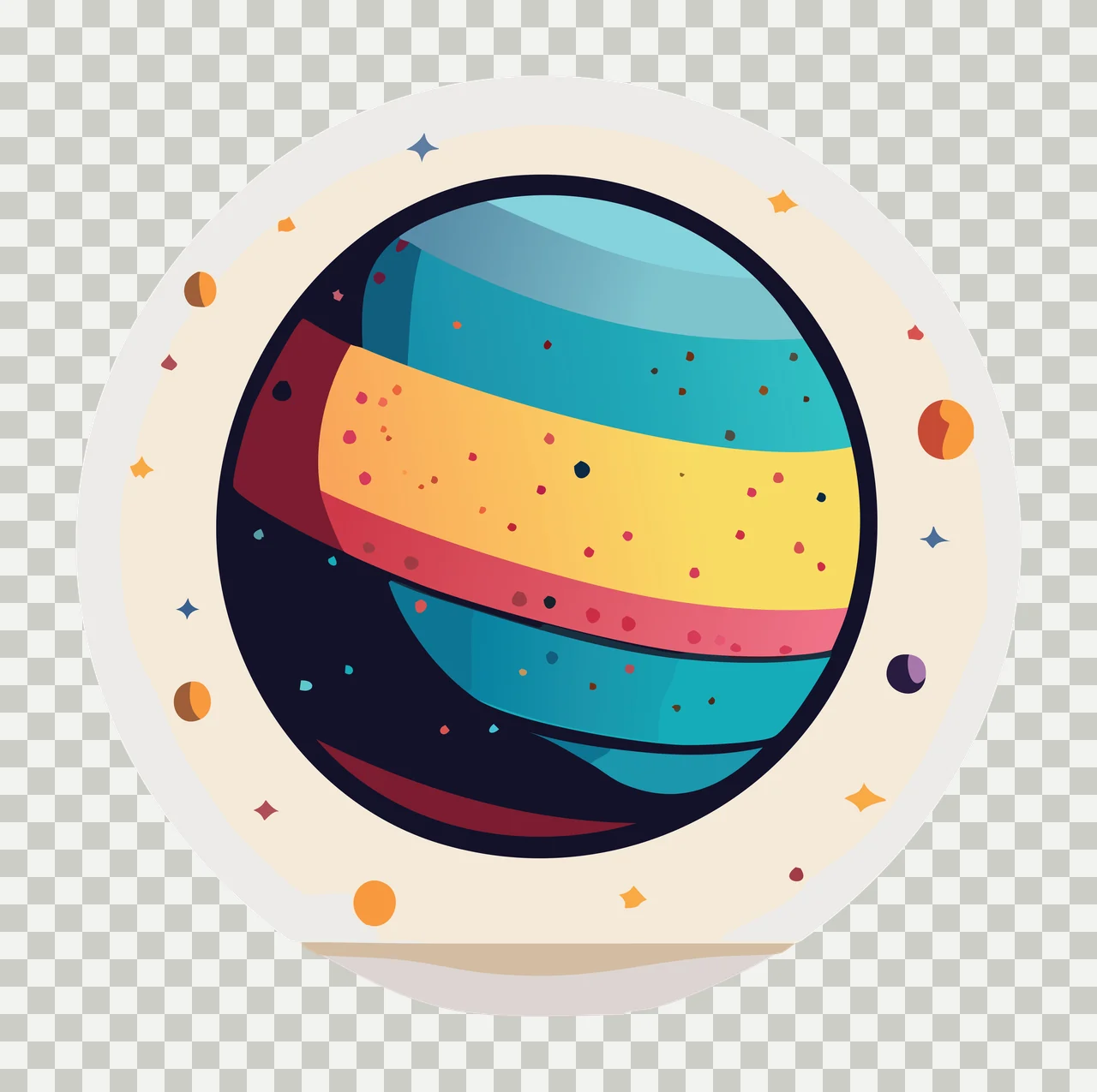 Black Circle With Thin Line Details lines shapes outline white transparency and detail preview thumbnail
