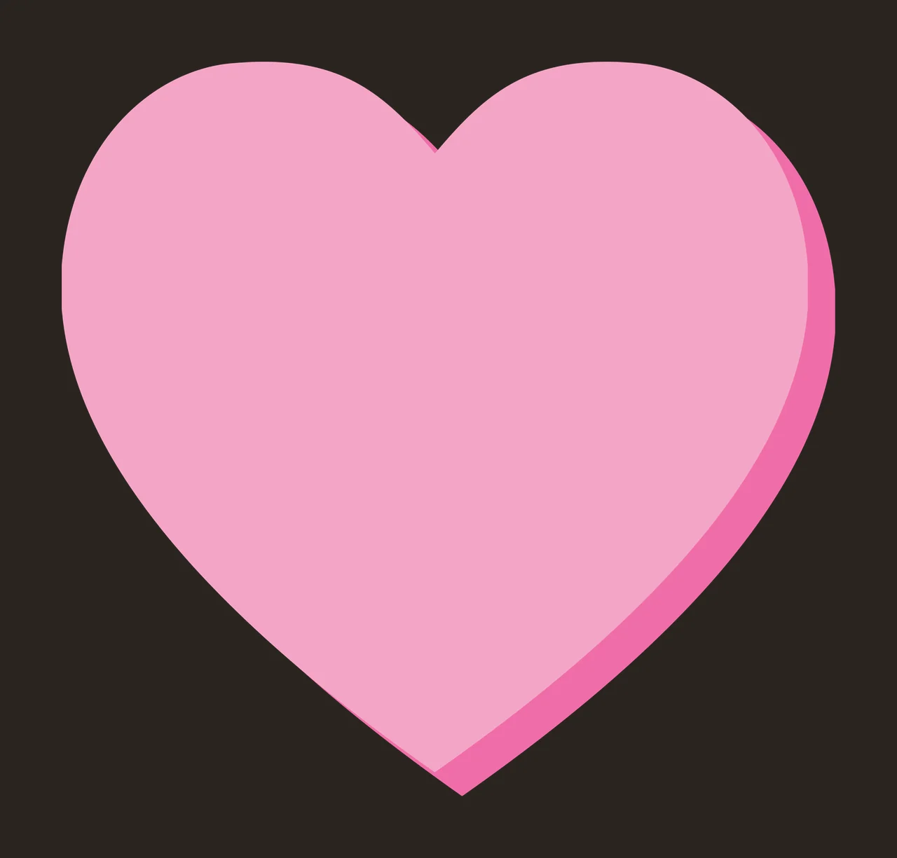 Keychain Black Heart Silhouette Symbol shape love icon contrast preview thumbnail
