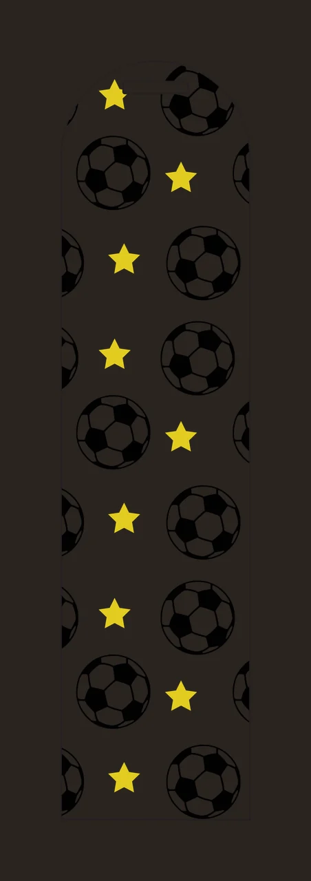 Soccer Ball And Star Pattern Print balls repeating stars graphic contrast preview thumbnail