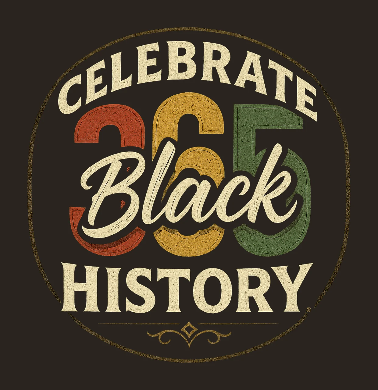 Celebrate 365 Black History Month African American Pride contrast preview thumbnail