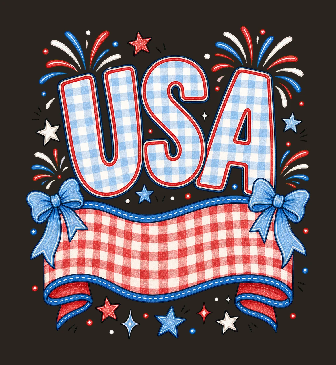 Independence Name Plate American Design Kids Variation F contrast preview thumbnail