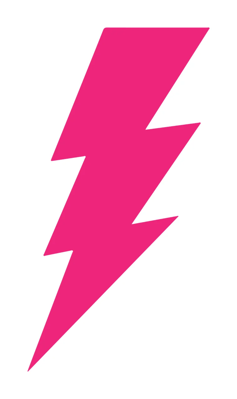 Lightning Bolt Solid Black Icon On White Background graphic