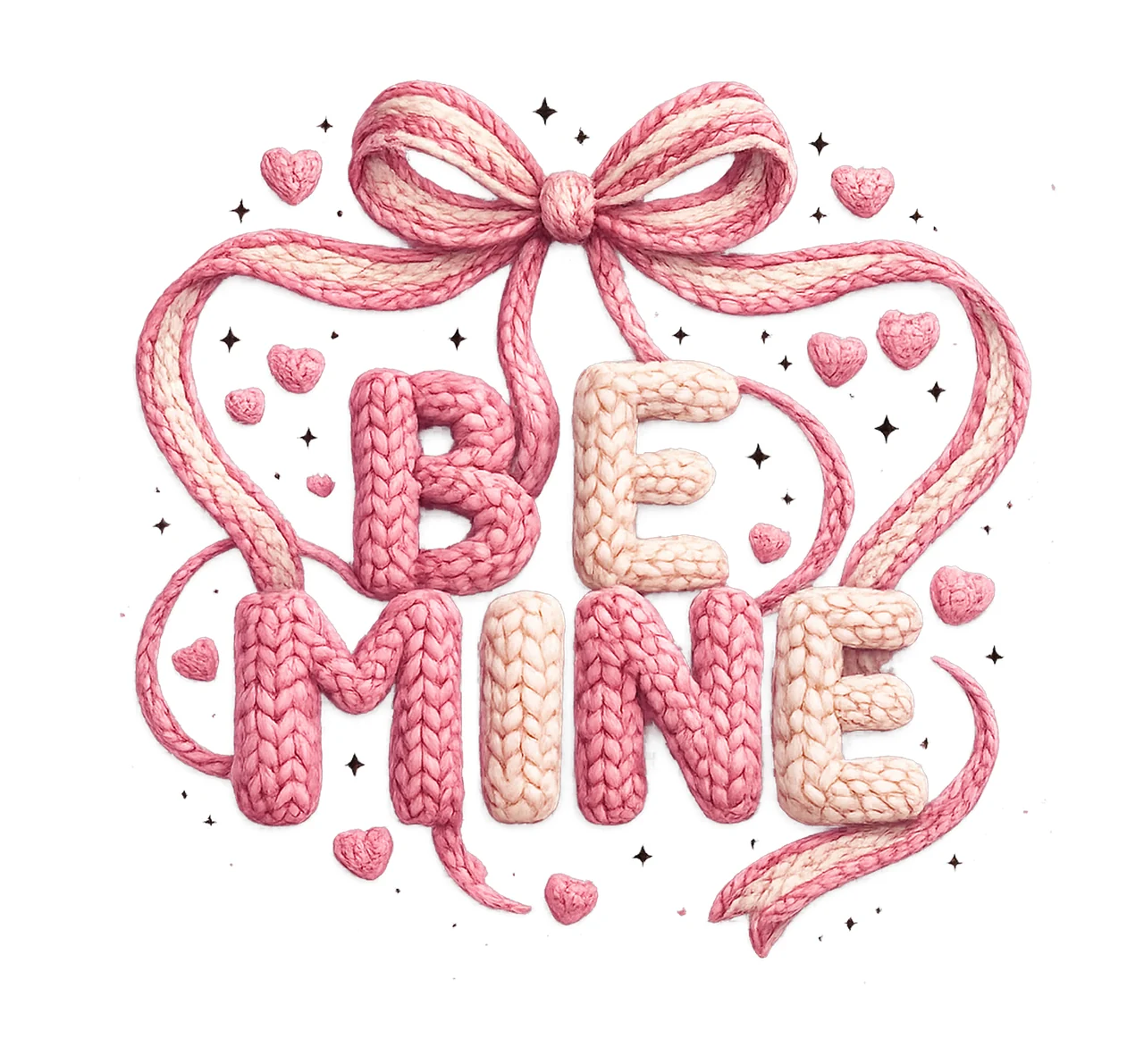 Latch Hook Valentines Valentine Yarn Be Mine Yarn Design
