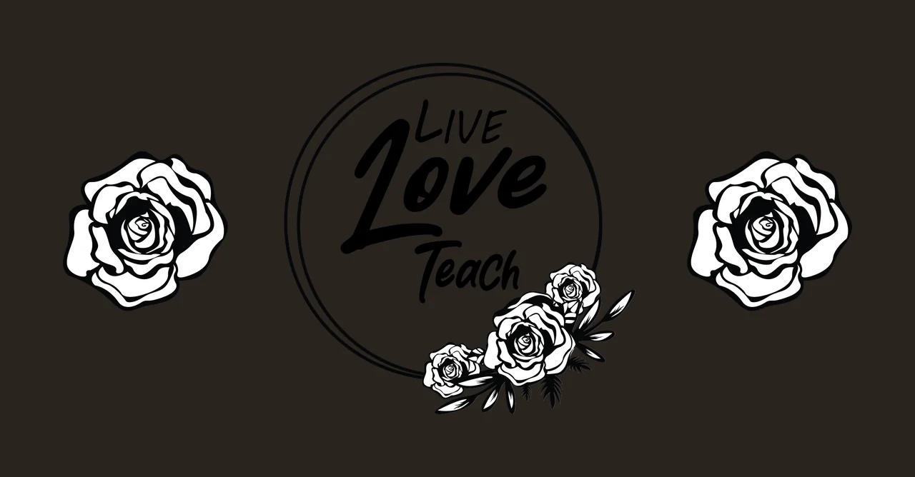 Can Glass Wrap Live Love Teach Text Inside framed circle flowers contrast preview thumbnail