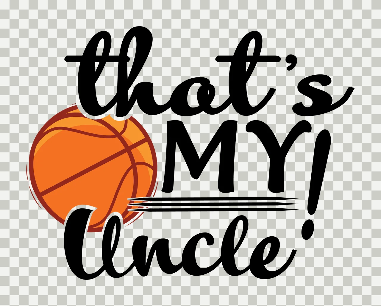 Basketball Typography Design black white lettering sports 1 transparency and detail preview thumbnail