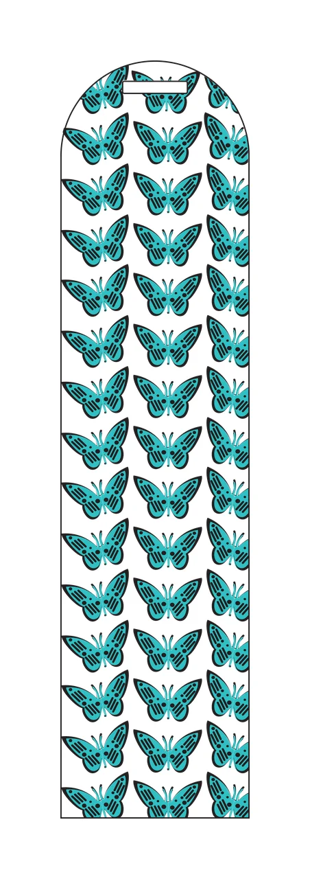 Black Butterfly Vertical Border Pattern butterflies arranging