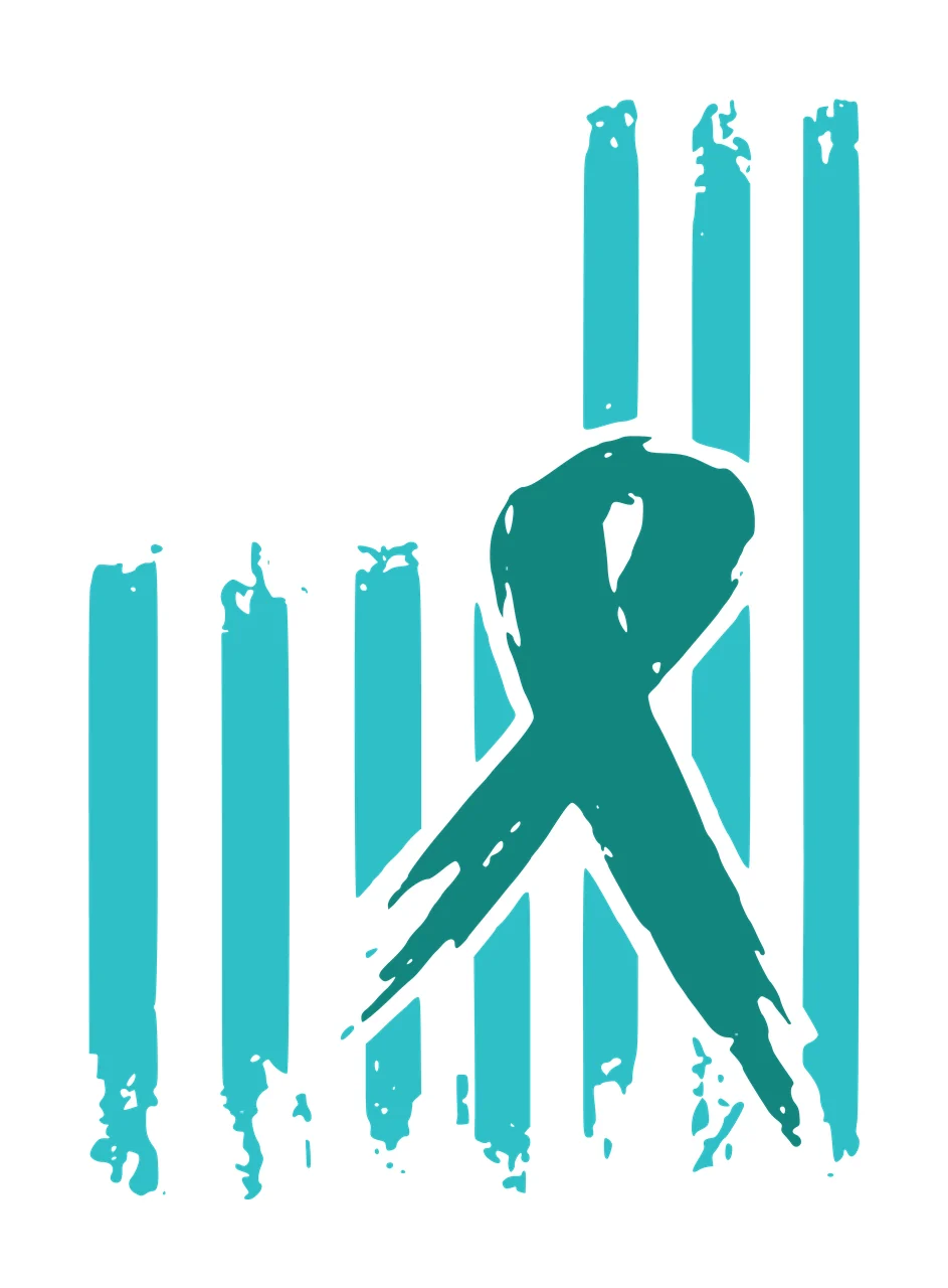 Ribbon And Football Flag Graphic Awareness Displaying stars
