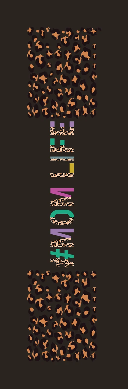 Mom Leopard Mom Life Text With Spots black white pattern Variation contrast preview thumbnail