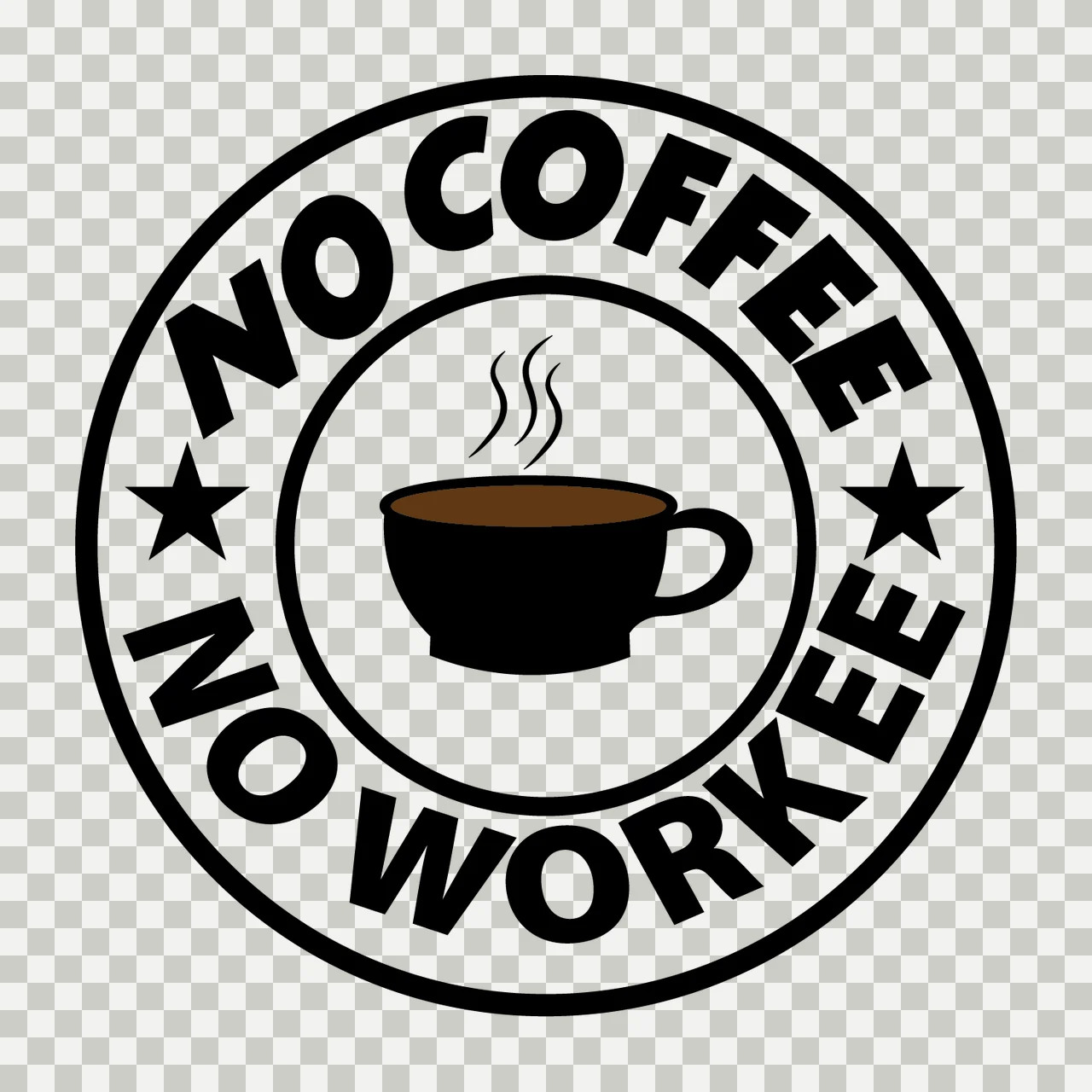 Can Glass Wrap Circular Logo With A Coffee Displaying circle transparency and detail preview thumbnail