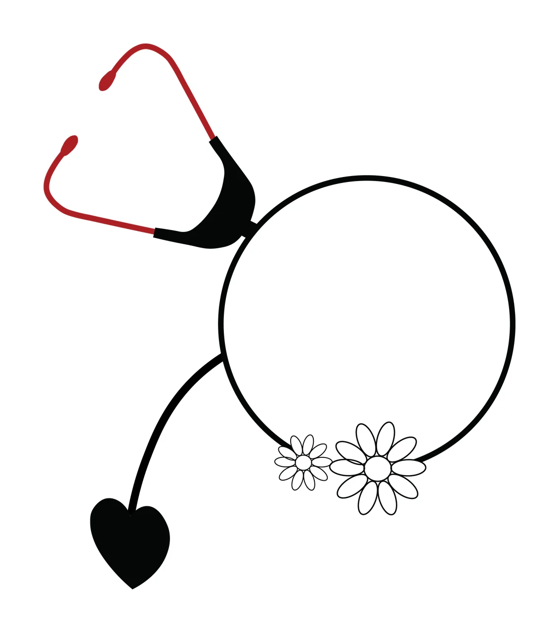 Nurse Monogram Character 01 nursing healthcare medical scrubs