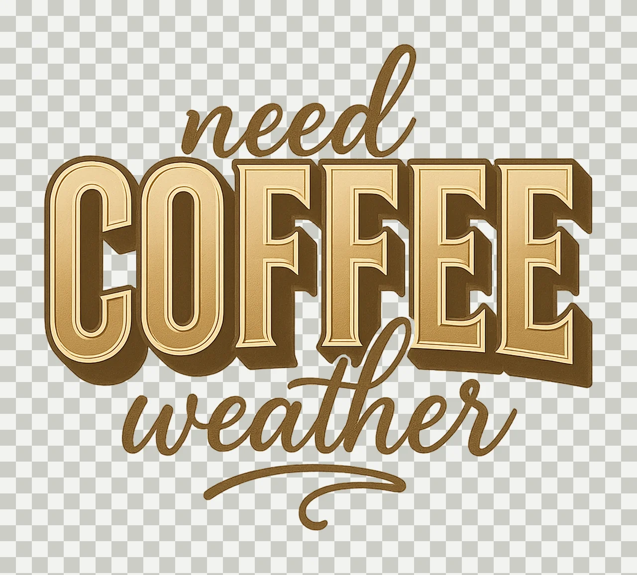 Iced Coffee Weather Checkered Coffee Design Summer Coffee transparency and detail preview thumbnail