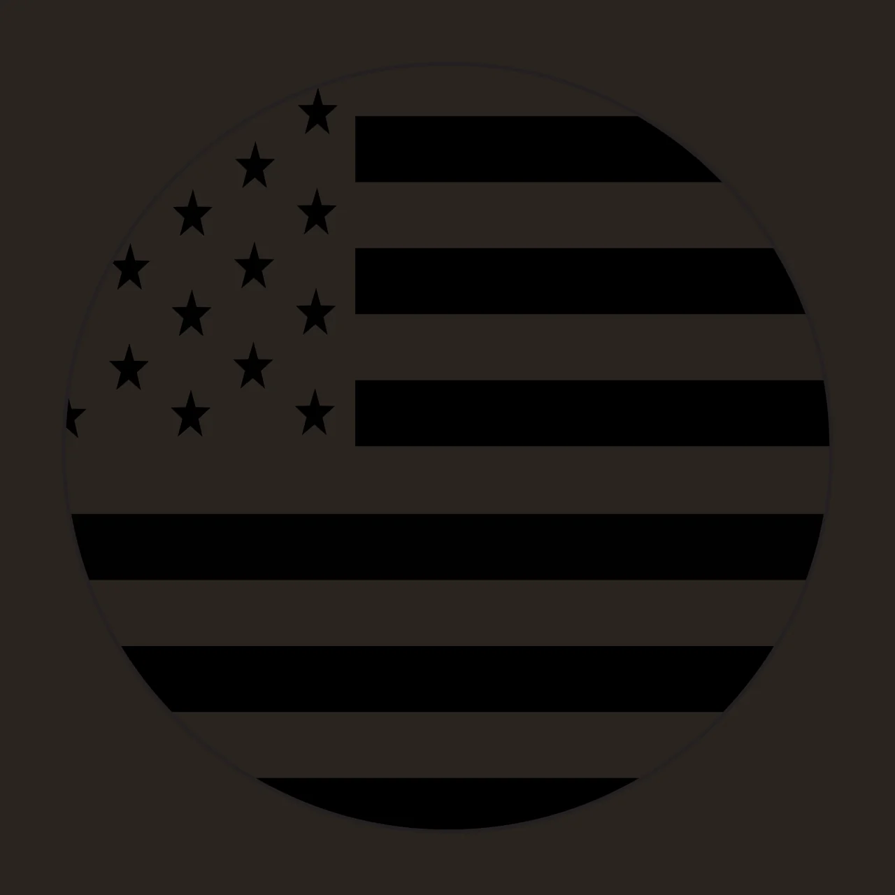 Solid Black Circular Shape Centered On A Plain circle minimalist flat contrast preview thumbnail